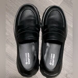 Ladies Black Loafers